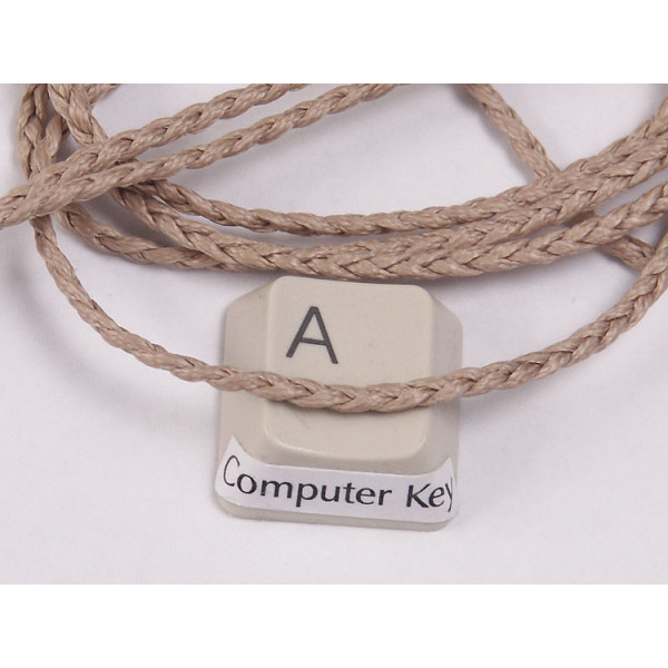 Waxed Plaited 3 strand Polyester Cord, by the metre, MEDIUM 2.5x1.0mm, Toi Toi colour