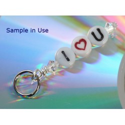 Porcelain Heart Bead - red, 10 pcs