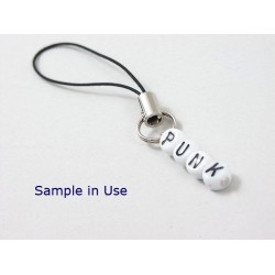 Porcelain Letter Bead - P