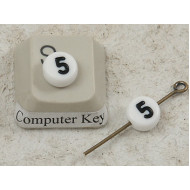 Plastic Number Bead - 5