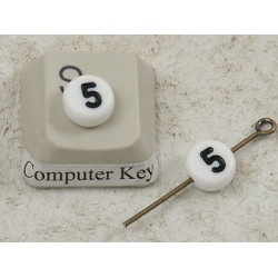 Plastic Number Bead - 5