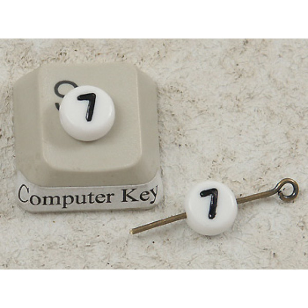 Plastic Number Bead - 7