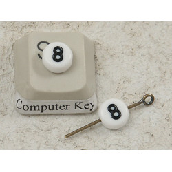 Plastic Number Bead - 8