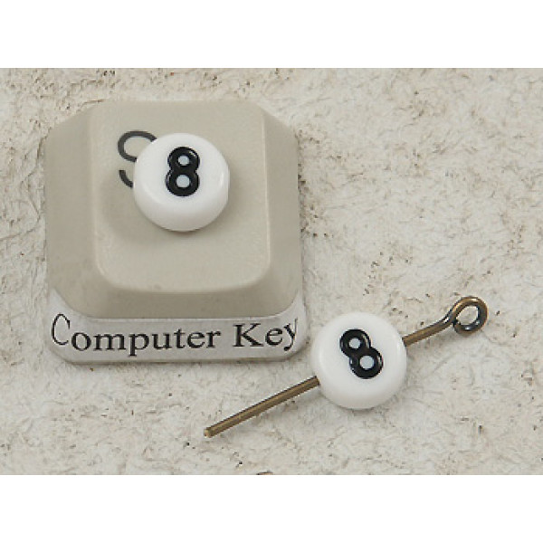 Plastic Number Bead - 8