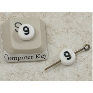 Plastic Number Bead - 9