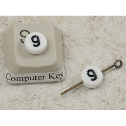 Plastic Number Bead - 9