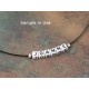 Plastic Letter Bead - A