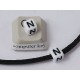 Plastic Letter Bead - N