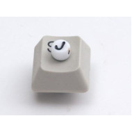Porcelain Letter Bead - J