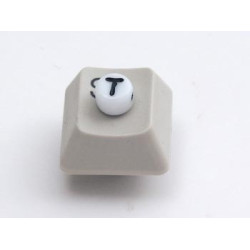 Porcelain Letter Bead - T