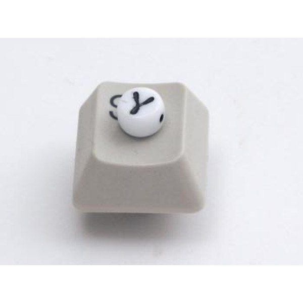 Porcelain Letter Bead - Y
