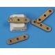 Spacer Bar with 3-holes multi strand, antiqued bronze, 24x6mm, bag of 5