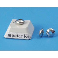 Abacus Bead, 6mm, 304 stainless steel, per 10