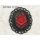 25x19mm Bezel setting form, black