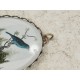 40x30mm Filigree edge bezel setting, ant. brass