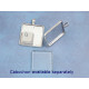 SPECIAL: 30mm Square pendant setting bezel, ant. silver plate