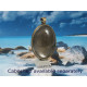 40x30mm Oval pendant setting bezel frame, Antiqued bronze