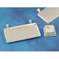 END OF LINE, BUY ONE GET ONE FREE, SECONDS 50x25 oblong setting, silver plate