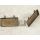 END OF LINE 50x25 oblong setting, antiqued brass