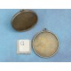 30mm round double sided base, antiqued bronze