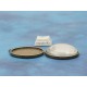 30mm round double sided base, antiqued bronze