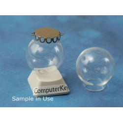 15mm Filigree edge bezel setting, ant. bronze