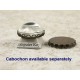 SECONDS 20mm Filigree edge bezel setting, ant. bronze