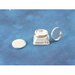 BULK PACK 100, 14mm plain round bezel setting, silver plate