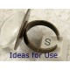 25mm Bezel setting, plain round tray, ant bronze, bag of 20