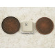 25mm Bezel setting, plain round tray, ant copper, bag of 20