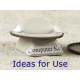 25mm Bezel setting, plain round tray, ant copper, bag of 20