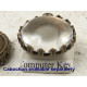 CLEARANCE: 19mm round Crown edge setting, ant. bronze