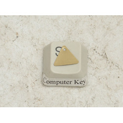 END OF LINE 9x10mm triangle raw brass stamping with one hole, bag of 50