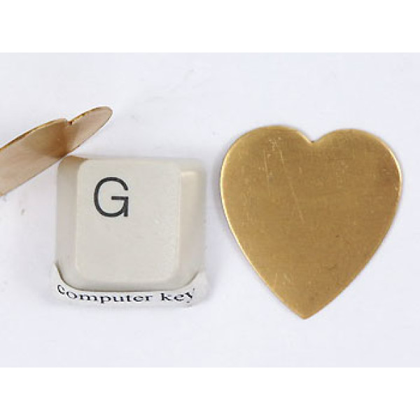24mm Brass Heart Base