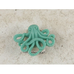 31x24mm Resin Octopus Cameo, turquoise