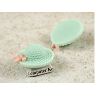 26x29mm Resin Cabochon, Hat, Apple