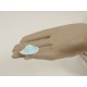 26x29mm Resin Cabochon, Hat, light Aqua