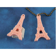 Eiffel Tower, resin, 44mm, dark salmon, bag of 5