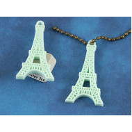 Eiffel Tower, resin, 44mm, apple green, bag of 5