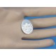 25x18mm Blue with White Dragonfly and Waterlily portrait cameo