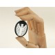 40x30mm Black with White skeleton Rib-Cage cameo
