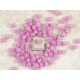 6mm Rose cabochon, Orchid, bag 10 grams