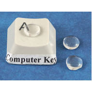 6mm round crystal clear glass bubble dome cabochon