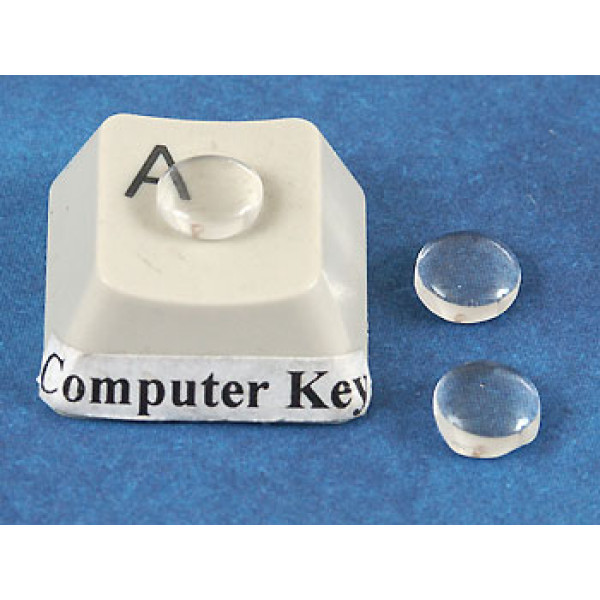 6mm round crystal clear glass bubble dome cabochon