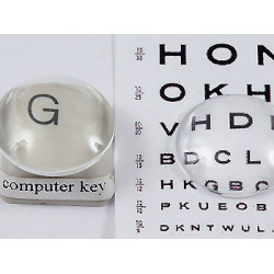 CLEARANCE 20mm round mystic glass bubble dome cabochon