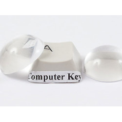 CLEARANCE 14mm round glass bubble dome cabochon, hi-top dome