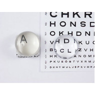 20mm round clear glass cabochon, hi-top dome