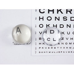 20mm round clear glass cabochon, hi-top dome