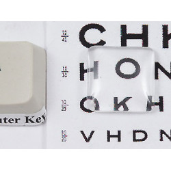 15mm A-Grade square clear glass bubble dome cabochon