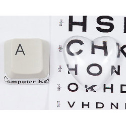 SECONDS 23.5mm heart clear glass bubble dome cabochon